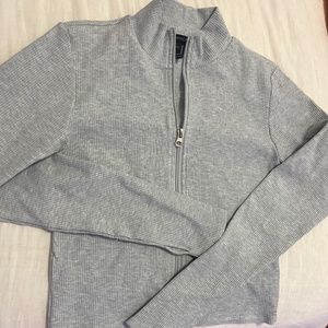 Forever 21 ~  Athletic define long sleeve grey jacket